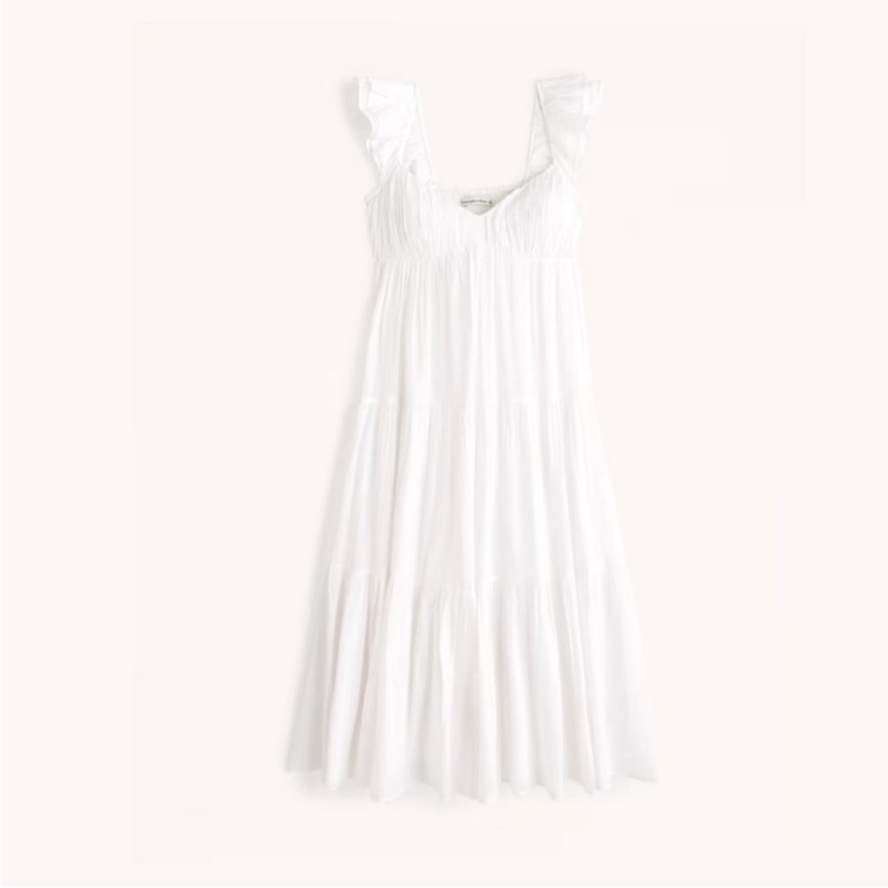 Abercrombie & Fitch Ruffle Sleeve Dress